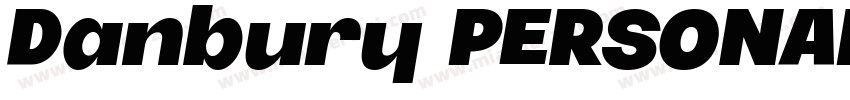 Danbury PERSONAL USE Regular字体转换